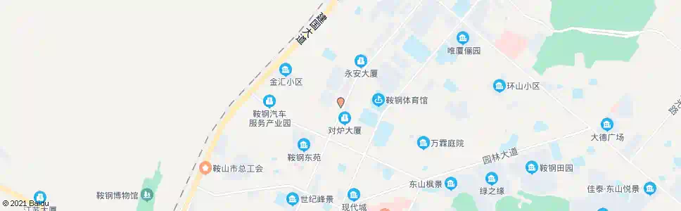 鞍山通山街_公交站地图_鞍山公交_妙搜公交查询2025