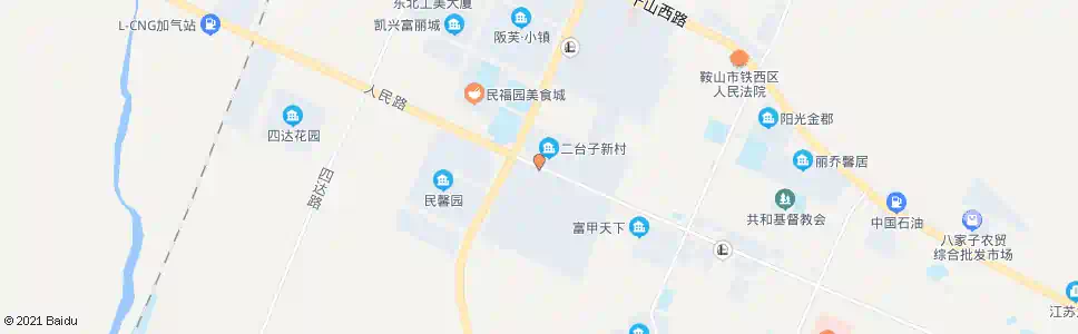 鞍山二台子_公交站地图_鞍山公交_妙搜公交查询2025