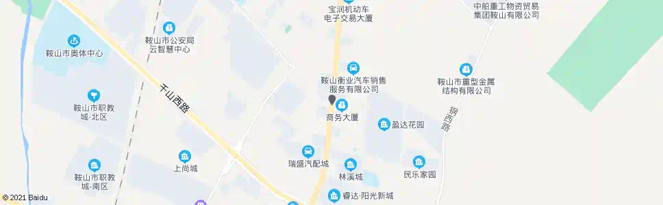 鞍山惠民街(达道湾管委会)_公交站地图_鞍山公交_妙搜公交查询2025