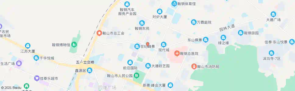 鞍山新光街_公交站地图_鞍山公交_妙搜公交查询2025