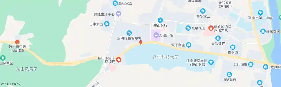 鞍山绿色智慧城_公交站地图_鞍山公交_妙搜公交查询2025