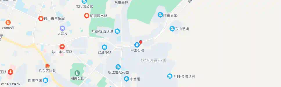 鞍山欧华小区_公交站地图_鞍山公交_妙搜公交查询2025