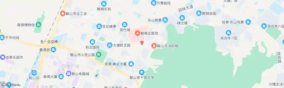 鞍山铁东地税局_公交站地图_鞍山公交_妙搜公交查询2025
