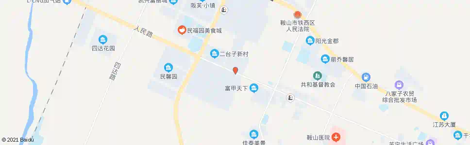 鞍山旧物市场_公交站地图_鞍山公交_妙搜公交查询2025