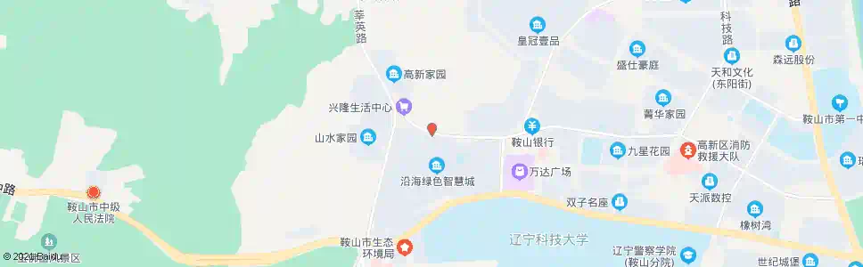 鞍山智慧城北门_公交站地图_鞍山公交_妙搜公交查询2025