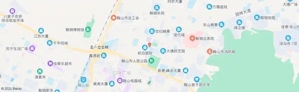 鞍山胜利会堂_公交站地图_鞍山公交_妙搜公交查询2025