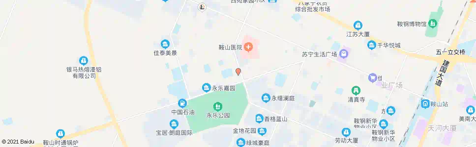 鞍山永乐公园_公交站地图_鞍山公交_妙搜公交查询2025
