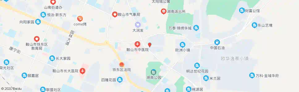 鞍山湖南街_公交站地图_鞍山公交_妙搜公交查询2025
