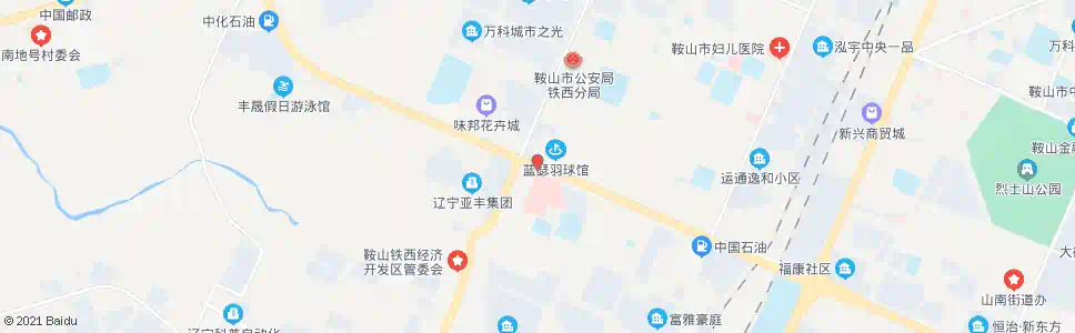 鞍山二院_公交站地图_鞍山公交_妙搜公交查询2025