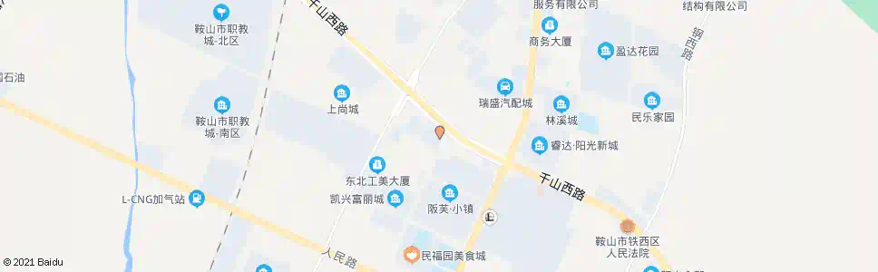 鞍山新启明市场_公交站地图_鞍山公交_妙搜公交查询2025