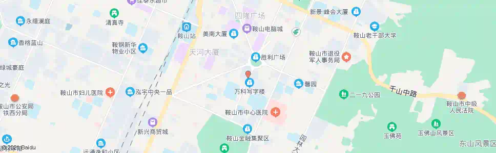 鞍山回民小学_公交站地图_鞍山公交_妙搜公交查询2025