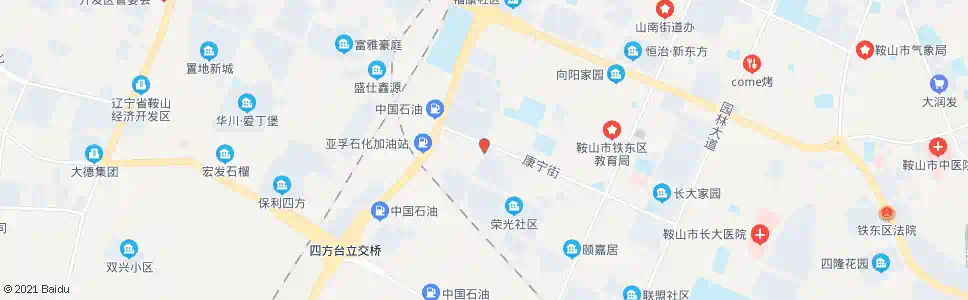 鞍山新华园_公交站地图_鞍山公交_妙搜公交查询2025