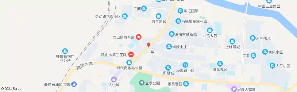 鞍山生产街_公交站地图_鞍山公交_妙搜公交查询2025
