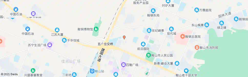鞍山钢城街_公交站地图_鞍山公交_妙搜公交查询2025