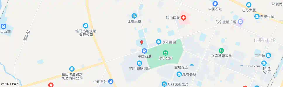 鞍山六中_公交站地图_鞍山公交_妙搜公交查询2025