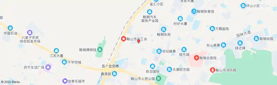 鞍山党校_公交站地图_鞍山公交_妙搜公交查询2025