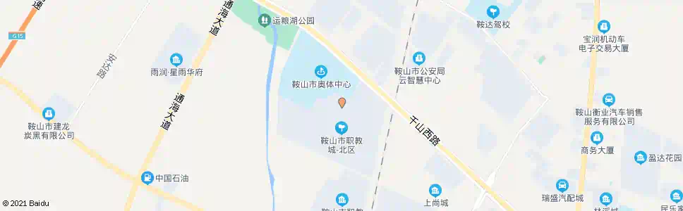 鞍山千山职业中专_公交站地图_鞍山公交_妙搜公交查询2025