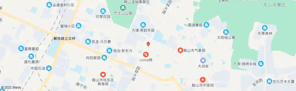 鞍山九中_公交站地图_鞍山公交_妙搜公交查询2025
