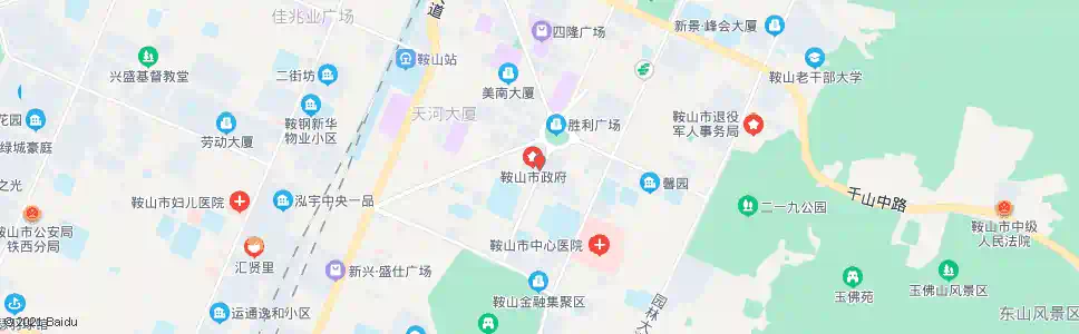 鞍山公交车场_公交站地图_鞍山公交_妙搜公交查询2025