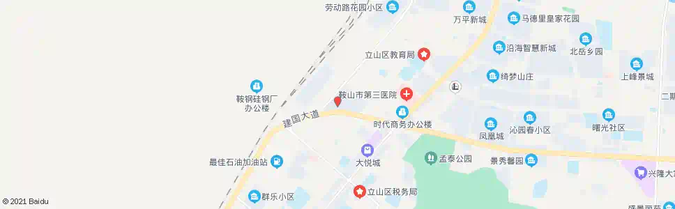 鞍山劳动路_公交站地图_鞍山公交_妙搜公交查询2025