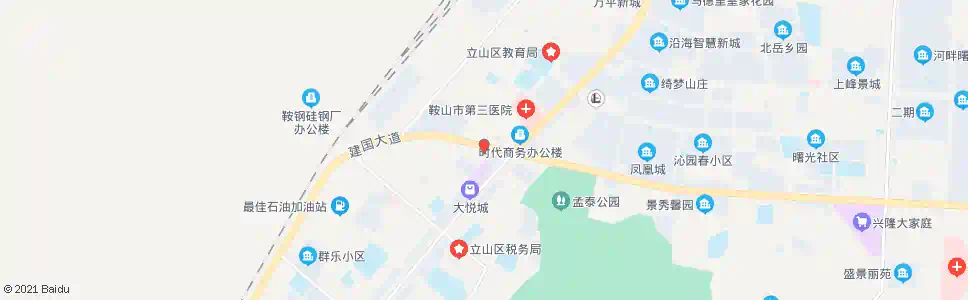 鞍山立山广场_公交站地图_鞍山公交_妙搜公交查询2025