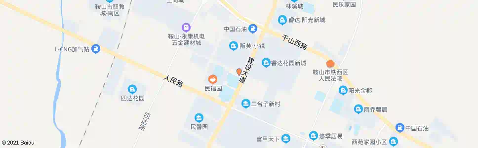 鞍山利民街_公交站地图_鞍山公交_妙搜公交查询2025