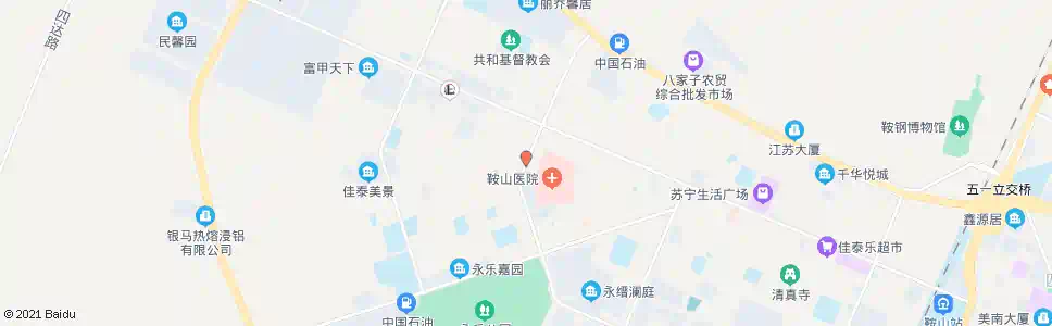 鞍山富强街_公交站地图_鞍山公交_妙搜公交查询2025