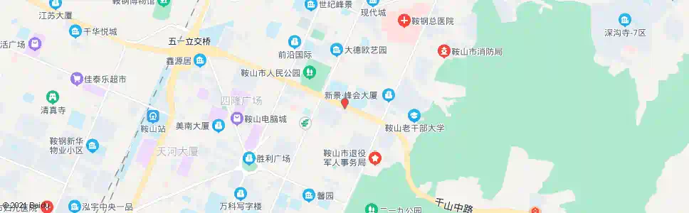 鞍山第十五中学_公交站地图_鞍山公交_妙搜公交查询2025
