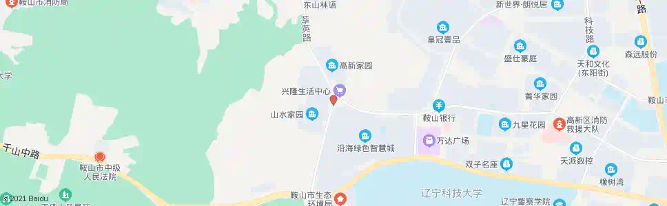 鞍山汇芳园_公交站地图_鞍山公交_妙搜公交查询2025