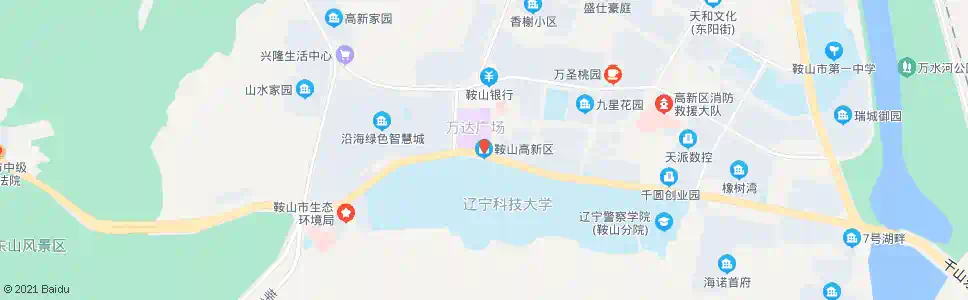 鞍山高新广场_公交站地图_鞍山公交_妙搜公交查询2025