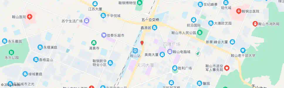 鞍山刘二堡_公交站地图_鞍山公交_妙搜公交查询2025