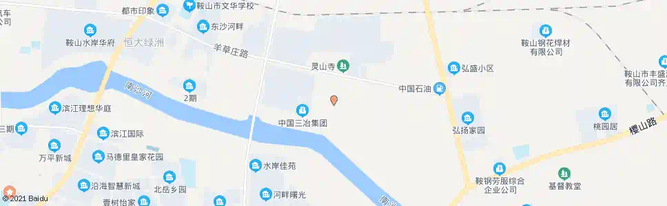 鞍山南沙河_公交站地图_鞍山公交_妙搜公交查询2025