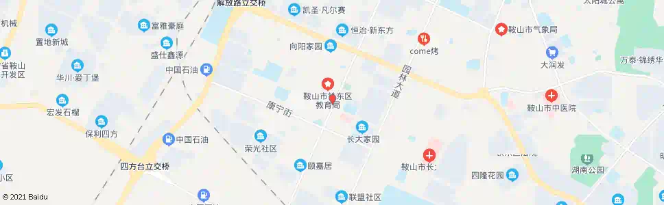 鞍山长大广场_公交站地图_鞍山公交_妙搜公交查询2025