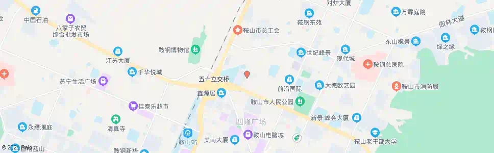 鞍山金派商场_公交站地图_鞍山公交_妙搜公交查询2025