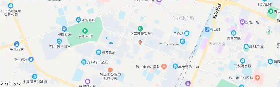 鞍山九道街_公交站地图_鞍山公交_妙搜公交查询2025