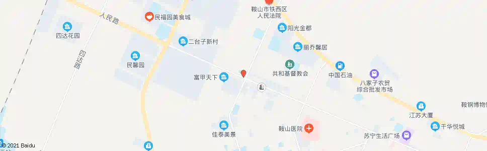 鞍山大西街_公交站地图_鞍山公交_妙搜公交查询2025