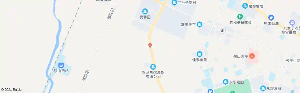 鞍山鞍山市永宏酒厂_公交站地图_鞍山公交_妙搜公交查询2025