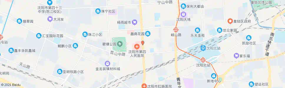 鞍山第四医院_公交站地图_鞍山公交_妙搜公交查询2025