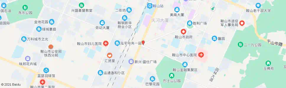 鞍山前进路_公交站地图_鞍山公交_妙搜公交查询2025