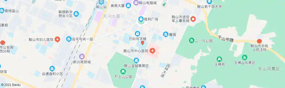 鞍山新元中学_公交站地图_鞍山公交_妙搜公交查询2025