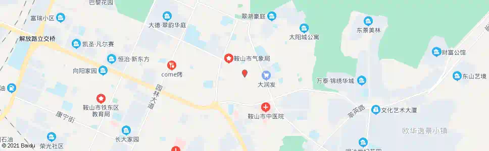 鞍山湖南街(工人东街)_公交站地图_鞍山公交_妙搜公交查询2025