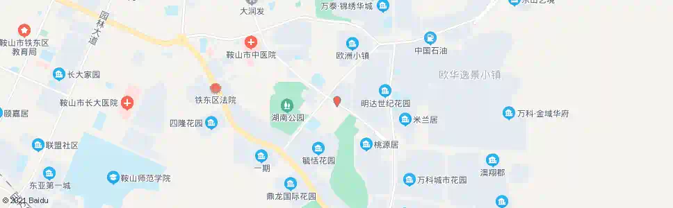 鞍山湖南街东路口_公交站地图_鞍山公交_妙搜公交查询2025