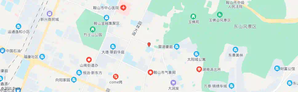 鞍山绿化街_公交站地图_鞍山公交_妙搜公交查询2025