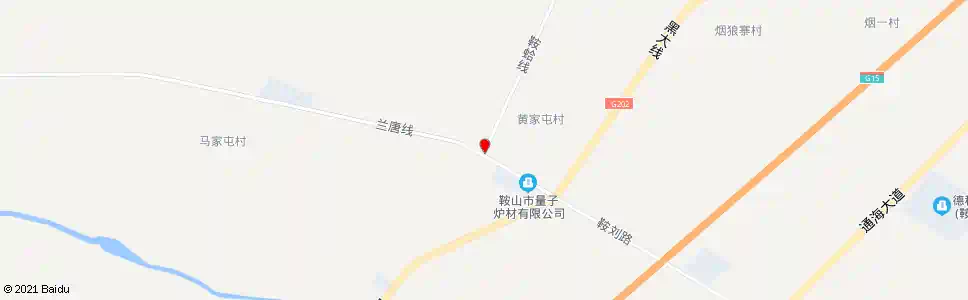 鞍山黄家屯_公交站地图_鞍山公交_妙搜公交查询2025