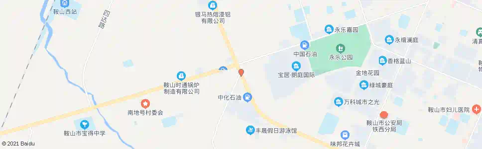 鞍山机场路_公交站地图_鞍山公交_妙搜公交查询2025