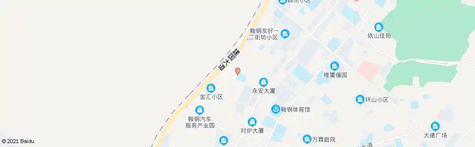 鞍山永安街_公交站地图_鞍山公交_妙搜公交查询2025