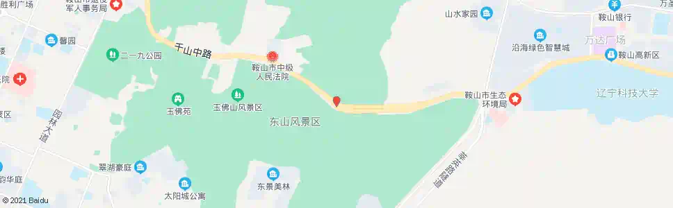 鞍山玉佛山隧道西_公交站地图_鞍山公交_妙搜公交查询2025