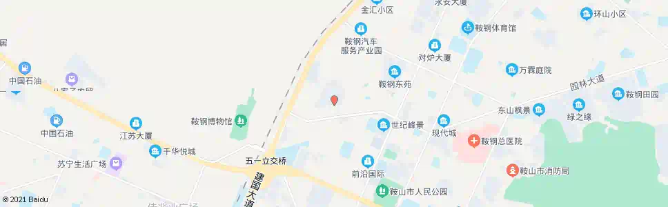 鞍山市委学校_公交站地图_鞍山公交_妙搜公交查询2025