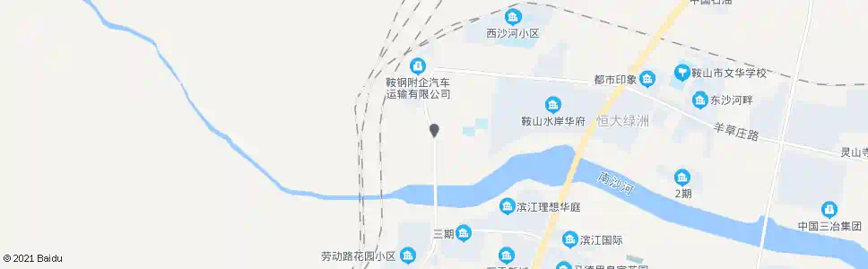 鞍山西简易_公交站地图_鞍山公交_妙搜公交查询2025