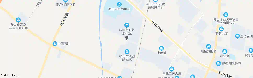 鞍山职教城_公交站地图_鞍山公交_妙搜公交查询2025